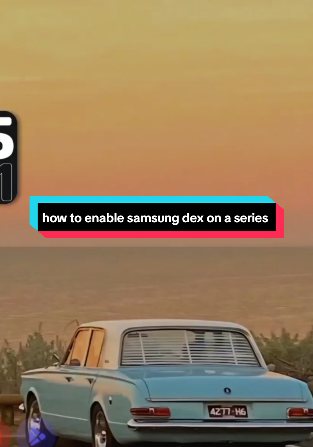 how to enable samsung dex on a series(one ui 8 only)#phone #android #oneui #fyp 
