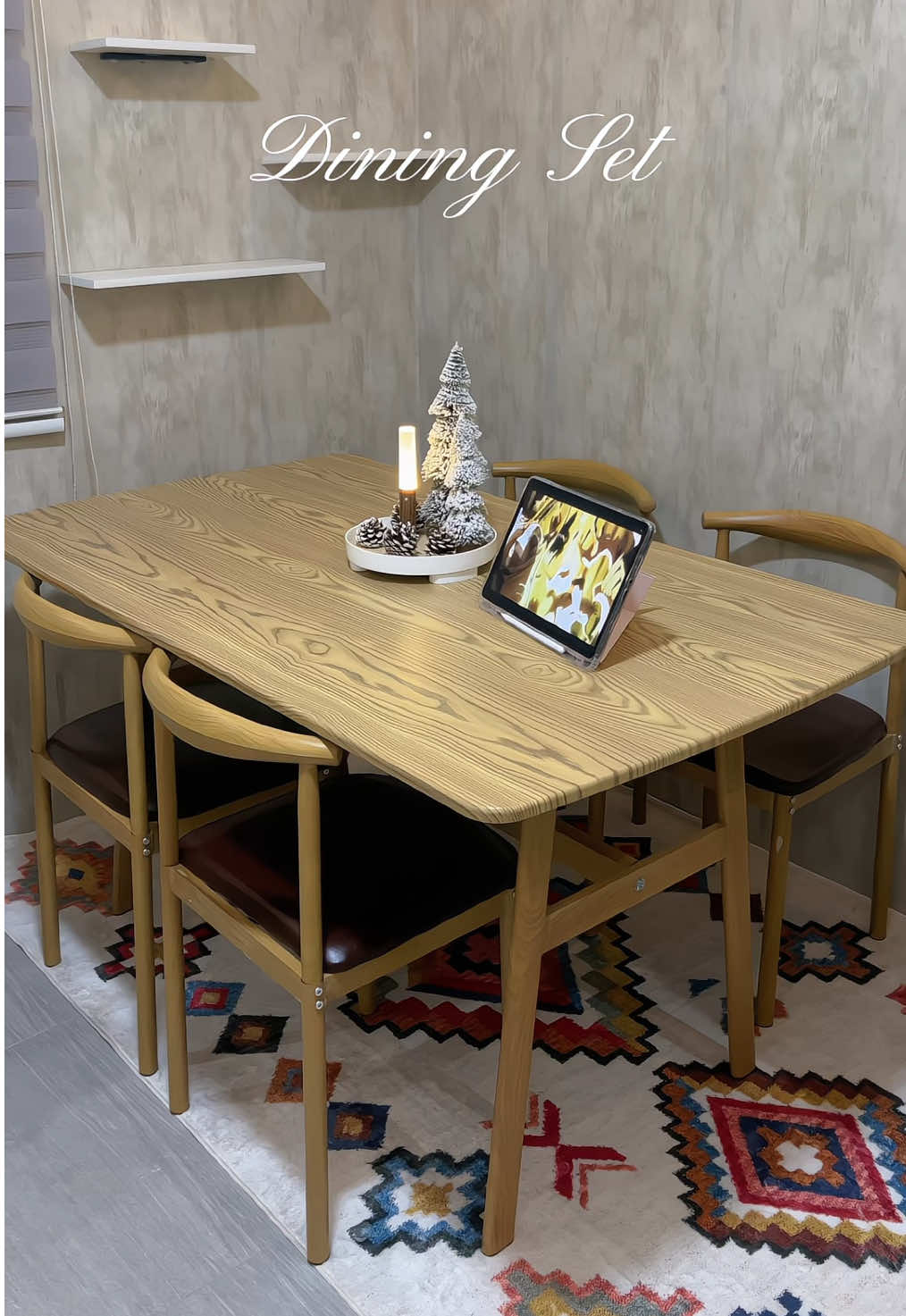 New Dining Set!💘 Sobrang sulit guys, ang ganda!!! #diningset #diningtable #diningchairs #jkgen6 