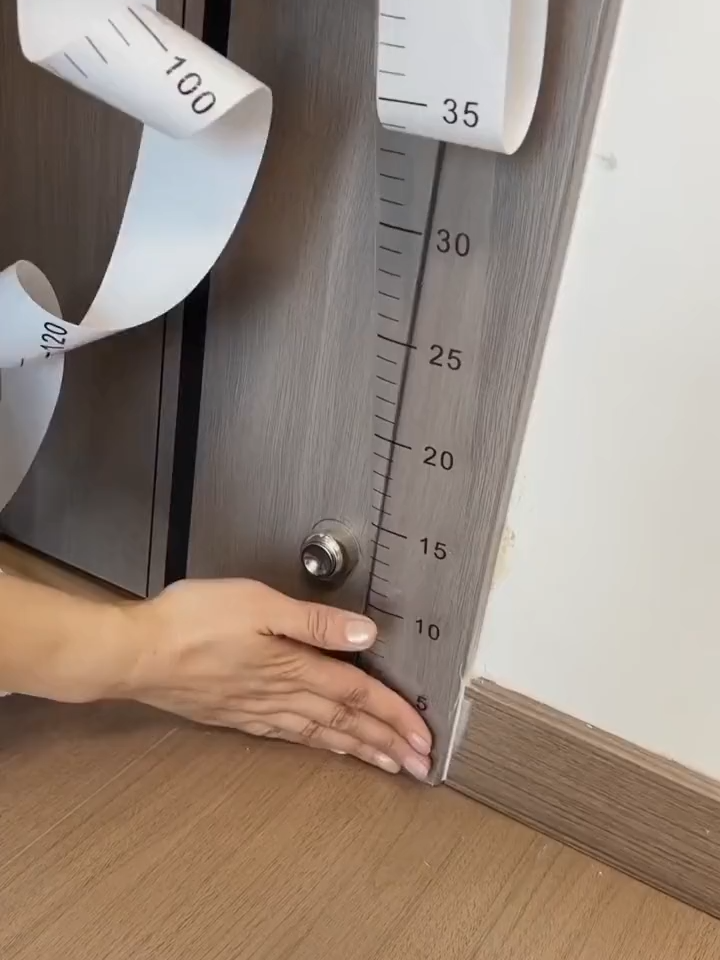 极简风儿童身高测量墙贴，有娃的家庭量身高也太方便了! #量身高 #身高墙贴 #身高贴 #无限回购的宝