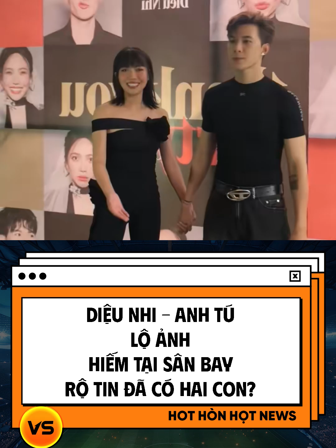 Diệu Nhi – Anh Tú lộ ảnh hiếm tại sân bay, rộ tin đã có hai con? #tintuc #tinnong #showbiz #drama #dramatiktok