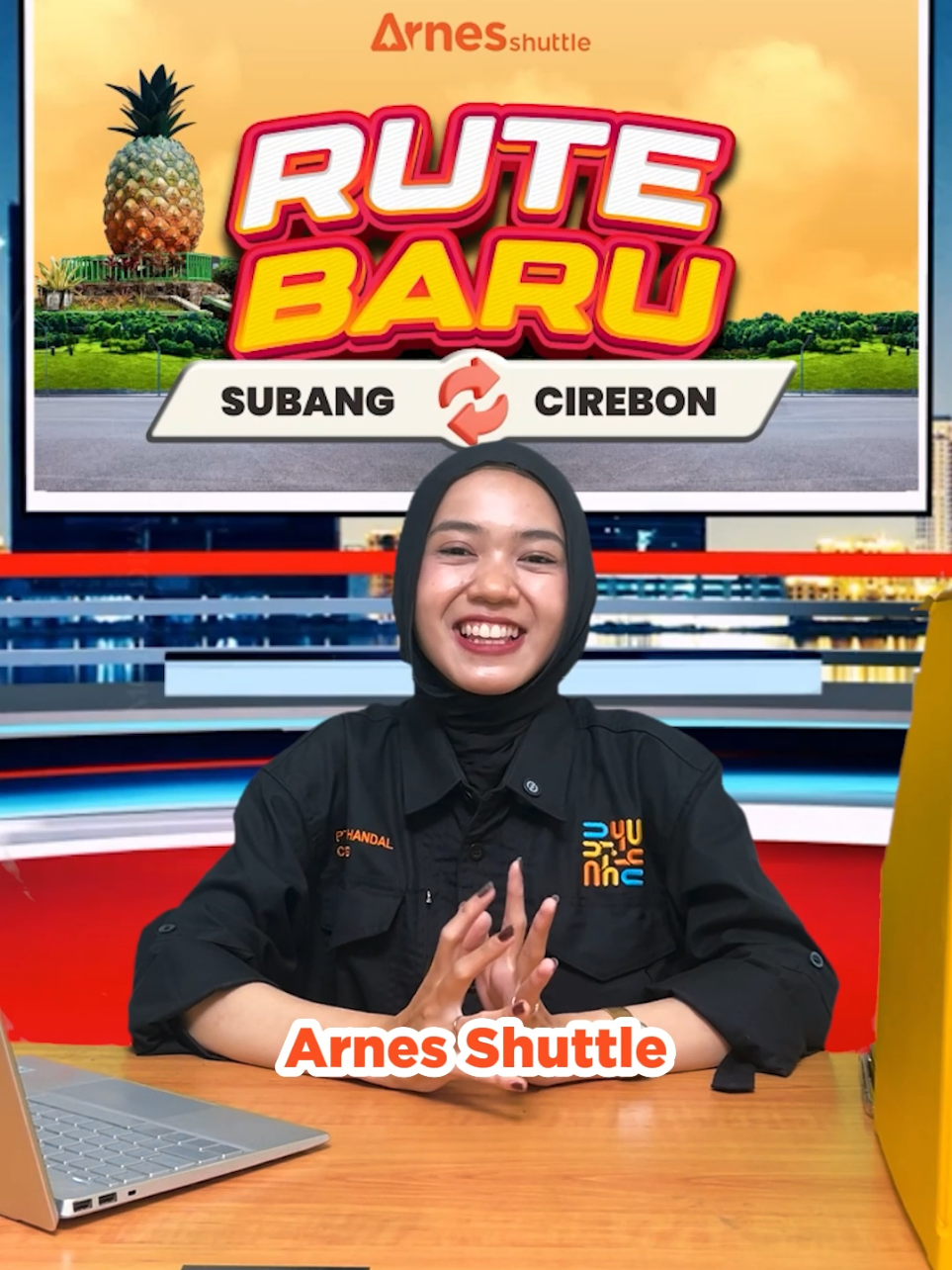 Mulai sekarang, perjalanan dari Subang ke Jakarta, Cikopo atau Cirebon nggak perlu mahal. Arnes Shuttle hadir dengan promo tarif mulai dari 40 ribu yang berlaku sampai akhir Oktober 2025. Solusi hemat dan nyaman buat kamu yang butuh transportasi darat yang efisien, baik untuk rutinitas harian maupun keperluan mendadak. Yuk, nikmati layanan Arnes yang makin terjangkau tanpa mengurangi kualitas perjalanan. Share juga ke keluarga dan kerabat setia pelanggan Arnes Shuttle yaaa!!! Kami juga melayani pengiriman paket ke semua pool arnes. untuk informasi lebih lanjut silahkan klik arnes.id dan pemesanan bisa melalui chat ke nomer 081313555008 WA (Text Only)