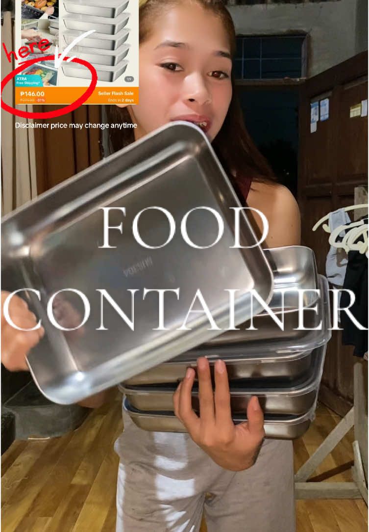 146 lang 5piraso na #foodcontainer #stainlesssteel #5pcs 