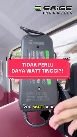 Charger Saige Lyra, tidak perlu daya watt tinggi?!🤔🥰😍 #saige #lyra #karawang #ebike #sepedalistrik 