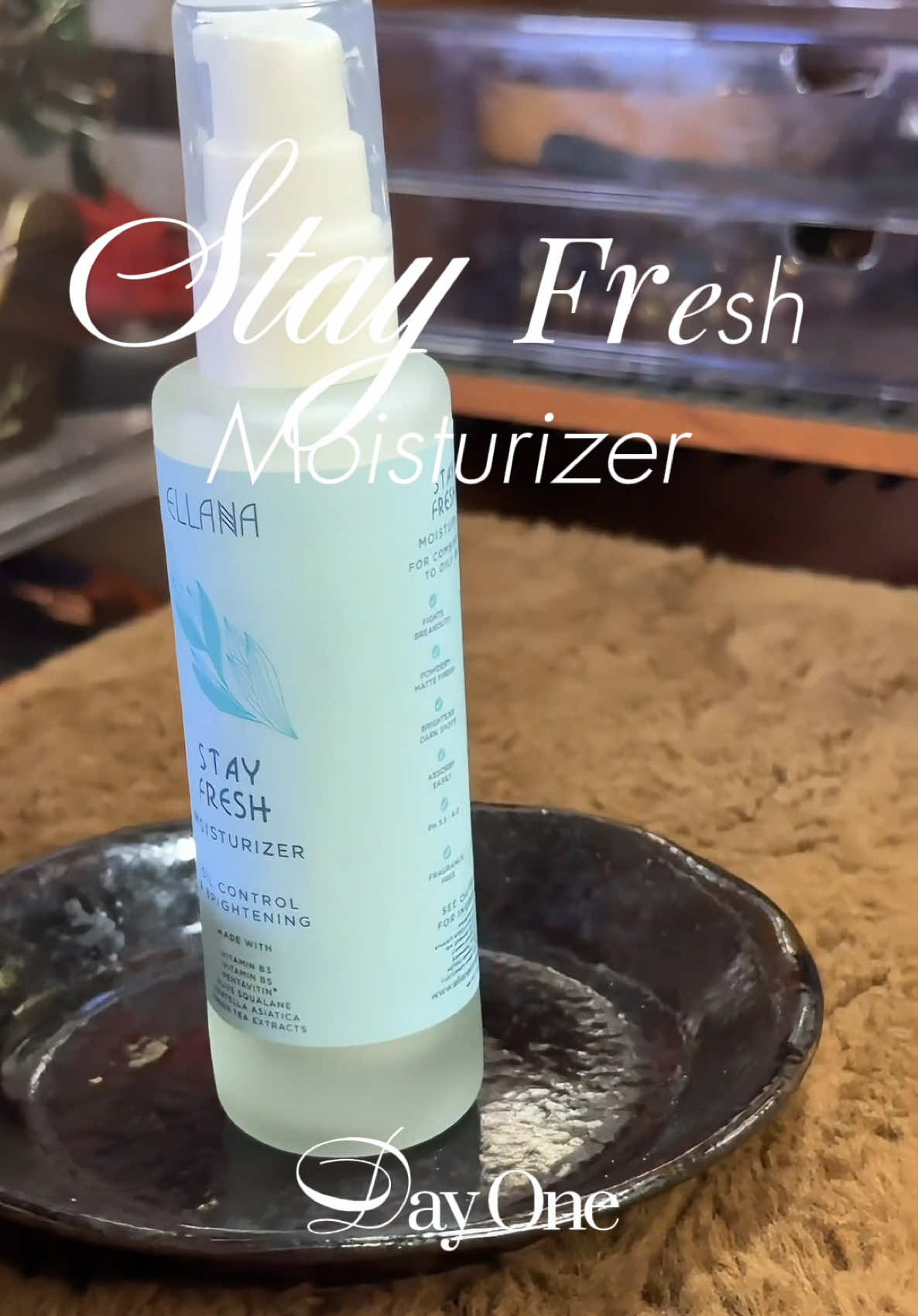 Stay Fresh Moisturizer planning to use for 7 days Please bear with me 💕 #skincare  #EllanaMinerals #EllanaCosmeticxEDMS #GlowGoals #elsdigitalmarketingservices  @Ellana @Els Media 