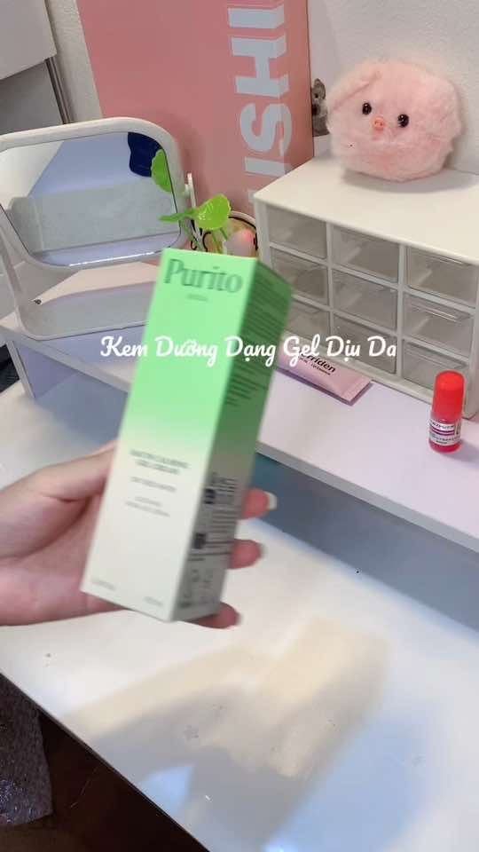 gel dưỡng ẩm Purito cho da dầu mụn yến mạch, giỏ hàng tui nhen ✨ #skincare #purito #fyp #reviewdoxinh9 