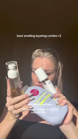 trussssst me on this one!!! @sopecare NORA15  @eos Products  #sope #sopecare #eosvanillacashmere #layering #smellcombo 