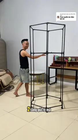 Trả lời @Mai Mái Ngố quần áo thì lắm mà ko có chỗ treo thì sẽ thích cái giàn phơi - treo này lắm đây 😝😆 #giaphoiquanao #giaphoido #gianphoiquanao #gianphoilucgiac  @Chú Toản Chân Đất 