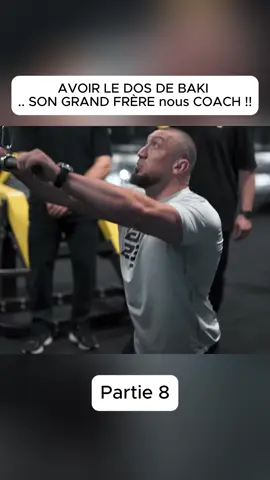 AVOIR LE DOS DE BAKI SON GRAND FRÈRE nous COACH #gym