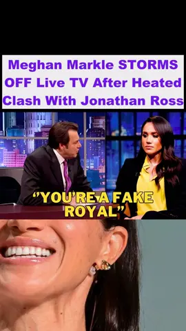 Meghan Markle STORMS OFF Live TV After Heated Clash With Jonathan Ross