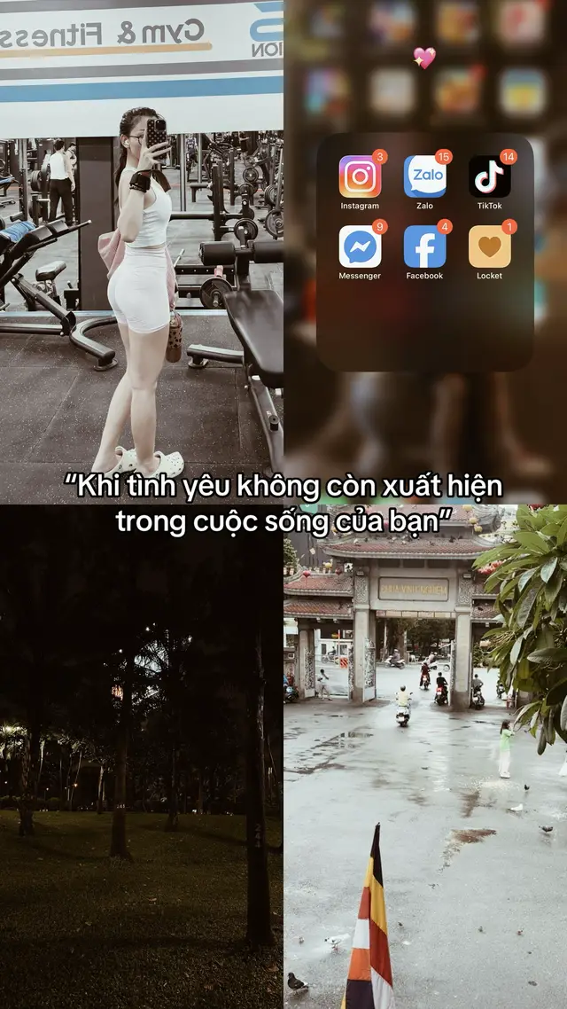 “Để trước khi được ai yêu thương, phải tự học cách yêu thương được mình” #fyp #gym 