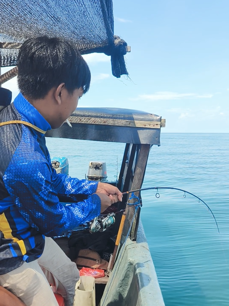 Ketika Daido menjerit penonton yang heboh!!!  #mancingmania  #timikapapua  #sahfishing 