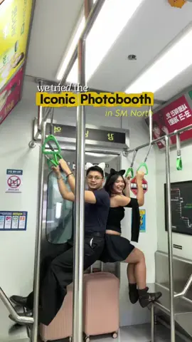 PHOTO OBJET ⚲ SM North Edsa We tried the Subway for ₱250, 2 copies! but they also have Elevator & Classic Elevator 2x6 2 copies ₱200 THEY ARE ALSO PET FRIENDLY 🥳 #photobooth #dateidea #fyp 