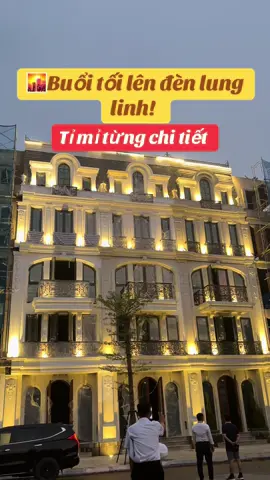 Dự án buổi tối lên đèn đẹp lung linh 💐💐💐 #lienkehanoi #nhaphohanoi #starlake #noblepalacetaythanglong 