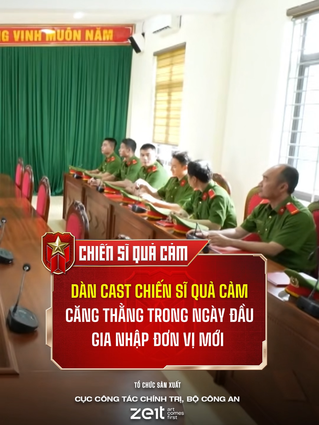 Gia nhập đơn vị mới nên các đồng chí có phần căng thẳng #ChienSiQuaCam #BoCongan #Zeit #TikTokGiaiTri #tangduytan