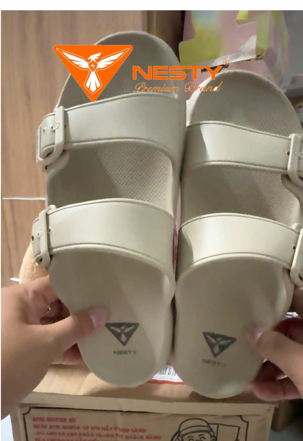 Dép Hai Quai Ngang NESTY Chất Liệu EVA Cao Cấp|Thiết Kế Khóa Cài Tăng Giảm Tiện Lợi Mã NE15 ##thơitrang##nesty##nestyvietnam##đẹp##dép