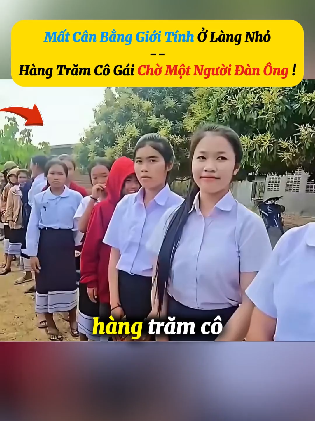 Mất Cân Bằng Giới Tính Ở Làng Nhỏ, Hàng Trăm Cô Gái Chờ Một Người Đàn Ông#shorts