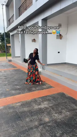 I'm truly blessed! I dress blessed, and I show up like a blessing! Honestly!!! Most weeks I don't even bother dressing up, but come Sunday, it's a whole different vibe! It's over!#fashioninasaba #vichiapparel #fashiondesigner #SmallBusiness #SmallBusiness #sewingtiktok 