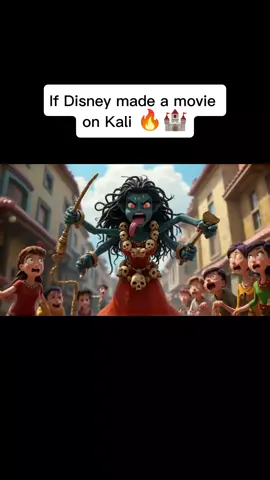 If Disney made a movie on Kali 🔥🏰  #kali #Diwali #disney #hindu 