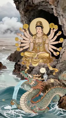 菩薩端普陀山頭、真珠龍吐珠顕金 #金運 #開運動画 #改運動画 #菩薩護佑 #神竜護身 #仏 #幸運 #開運 #好運 #菩薩が祝福し #金持ちになる #平安 #お金 #お金運 #金運送達 #神竜が身を守る #改運 #神竜保護 #神竜 #送金運 