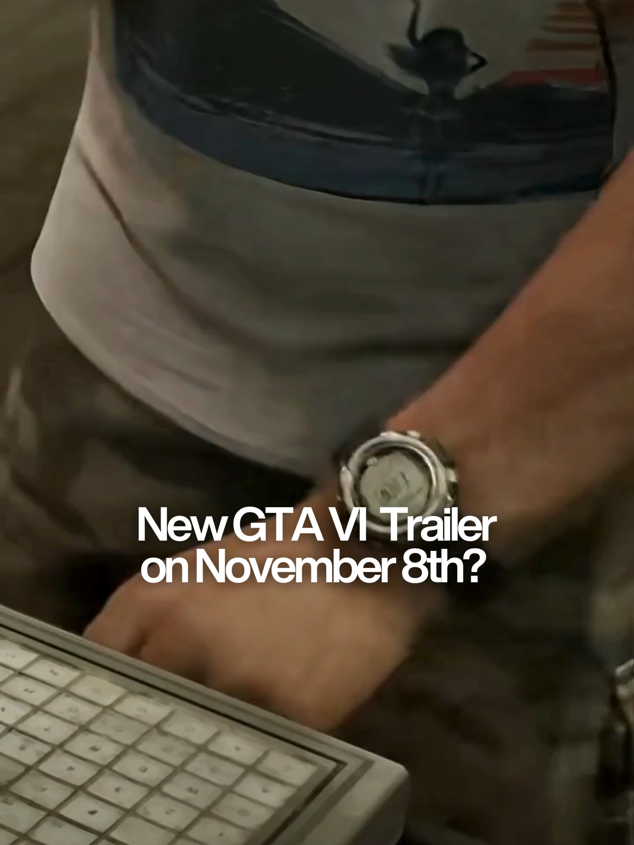 GTA 6 Leaks: Trailer 3 on November 8th?  #gta #gta5 #gta6 #fyp  Jason's watch shows a specific number, which also indicates the first trailer's anniversary!
