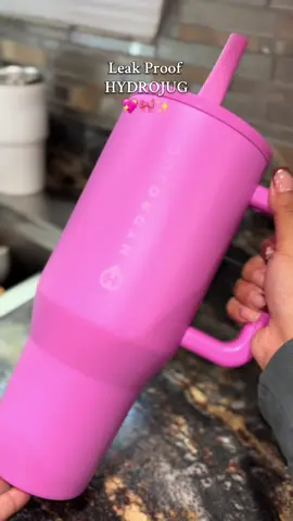 POV: your favorite color is PINK 💖 #hydrojug #pinkaesthetic #girlythings #leakprooftumbler #leakproofwaterbottle 