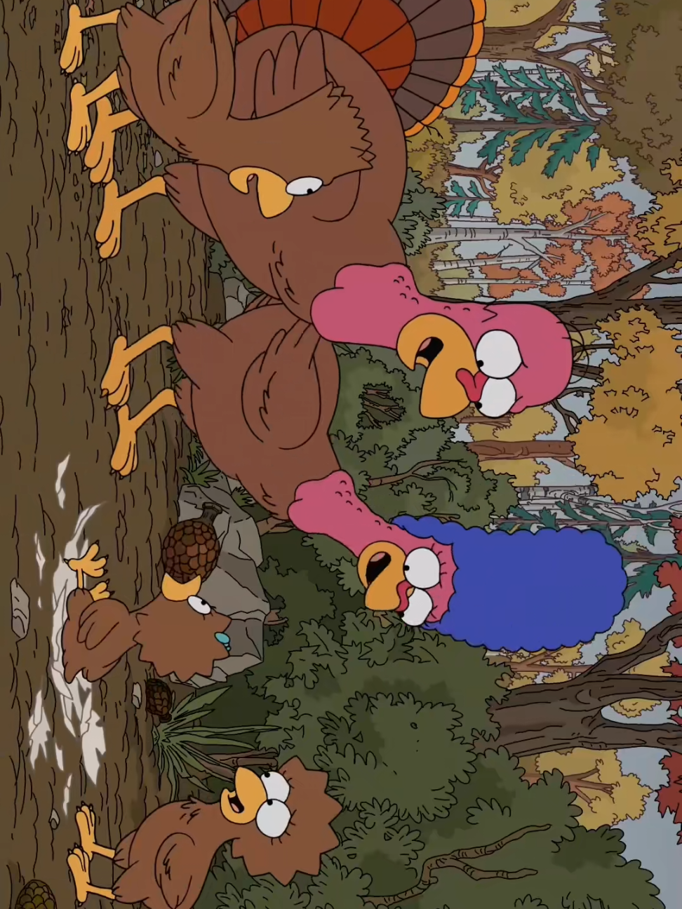 La Casita del Horror Día de acción de gracias del terror #lossimpson #halloween 