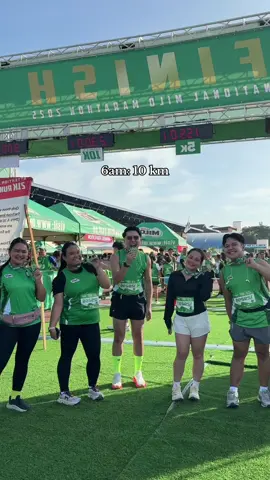 We did it guuuuysss🏅we also hit a new PR 🏃💨 #fyp #foryoupage #milomarathon2025 #Running #runningera 