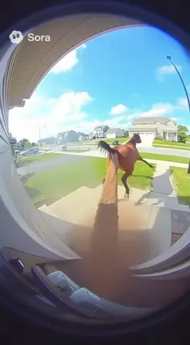 🤕 #soraai #ai #horse #funny 