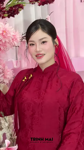 Kết thúc ngày bão cười cùng cô dâu Ánh Đinh 🥰#TrinhMaimakeupAcademy #Danang 