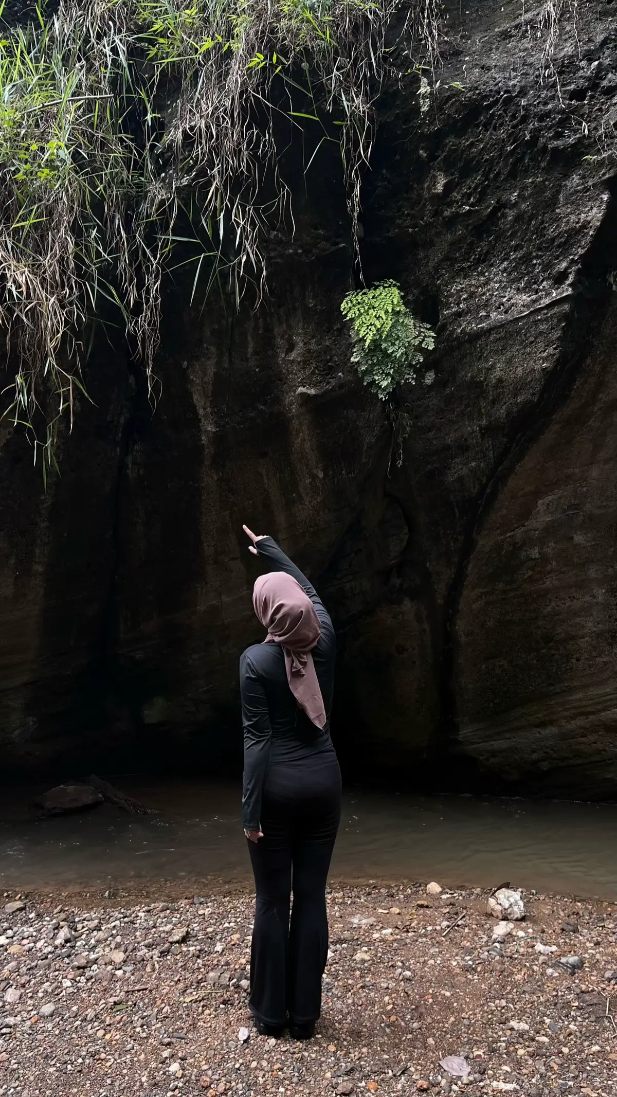 tempat sebagus dan semegical ini sepi banget😭#explorebandung #greencanyon #curug 