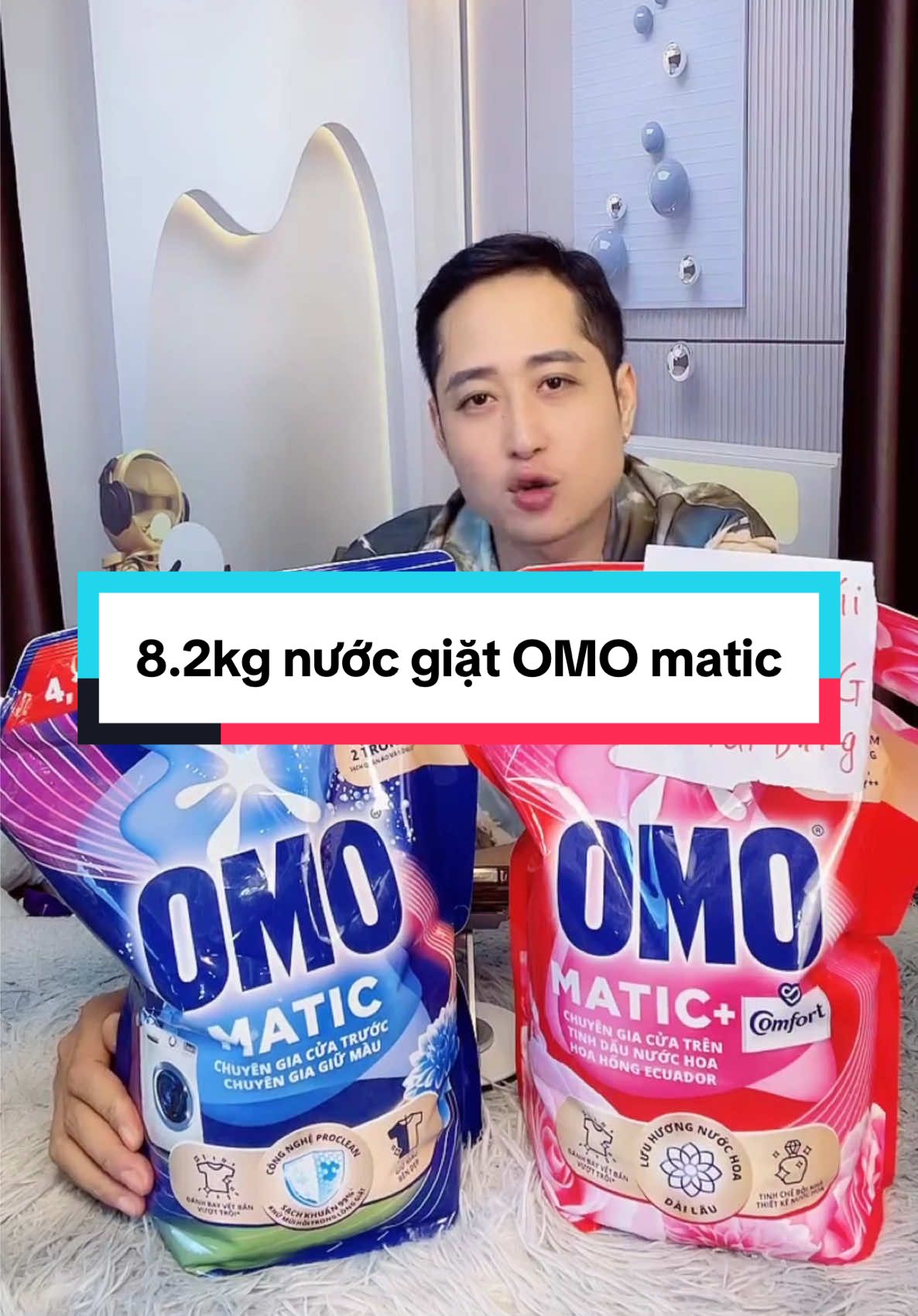 Combo 2 túi nước giặt OMO #xuhuong #nuocgiat #omo #omomatic #nuocgiatomo 