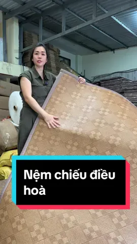Nệm chiếu điều hoà là sự kết hợp giữa chiếu và nệm #nemchieumaydieuhoa #xuhuong #fyp #namphatbedding #viral 