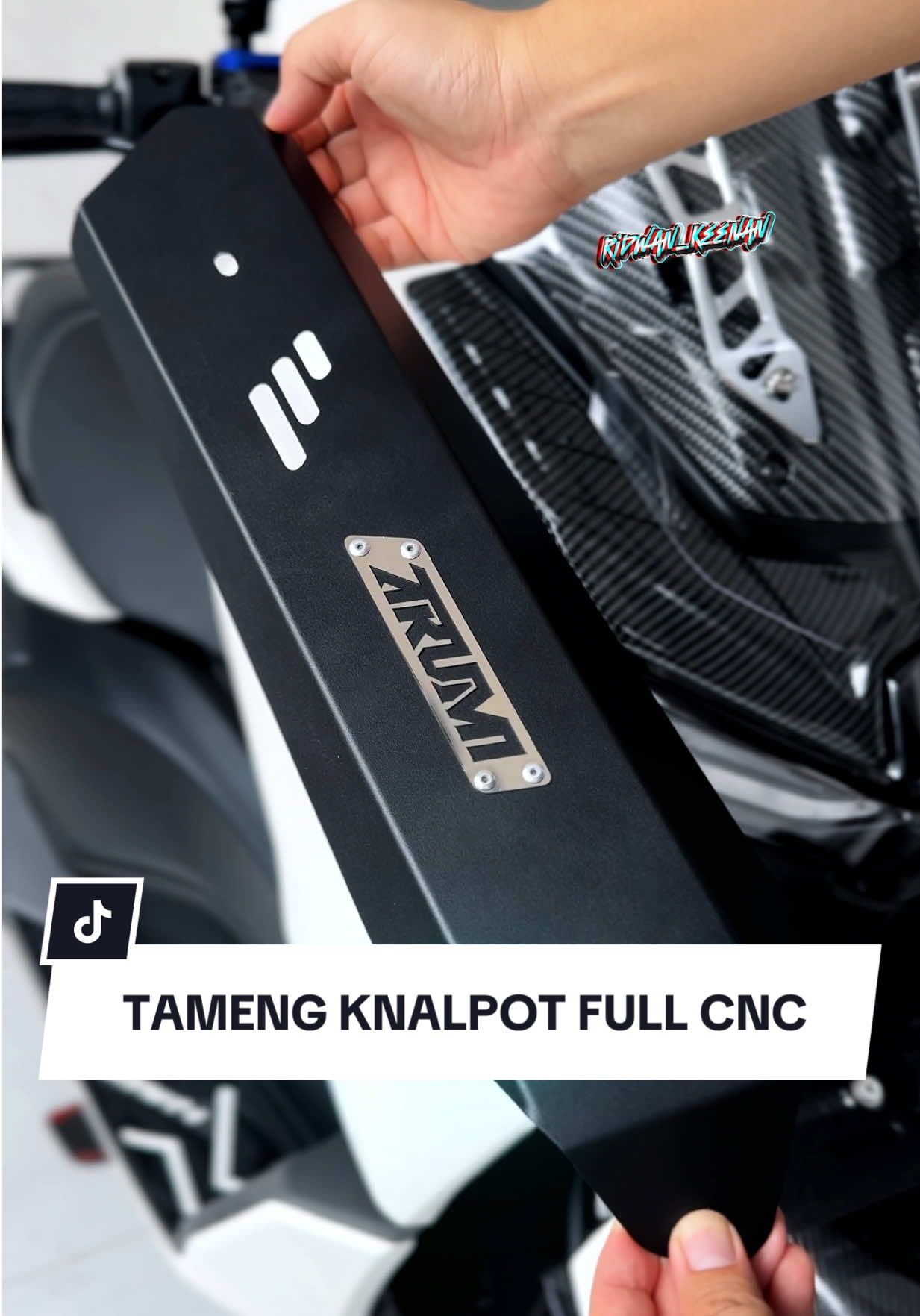 Cover tameng knalpot Nmax dan Aerox semua generasi Full CNC ARM Arumi #coverknalpot #tamengknalpot #knalpotnmax #knalpotaerox #arm 