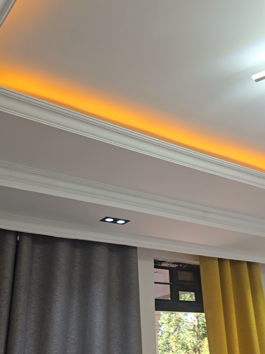 hidden curtain gypsum ceiling 