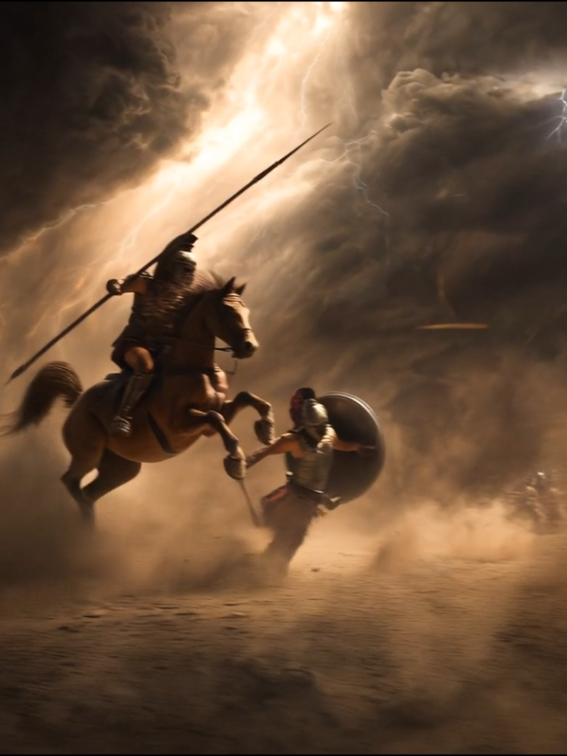 Power battle 💪 ⚔️🇬🇷🏛 #warriorspirit #ancientgreece #sparta #nofear #noretreat 