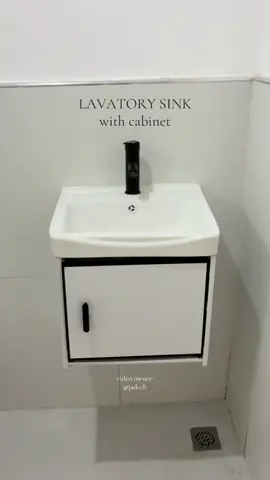 Lavatory Sink with Cabinet #lavatorysink #bathroomcabinet #bathroom 