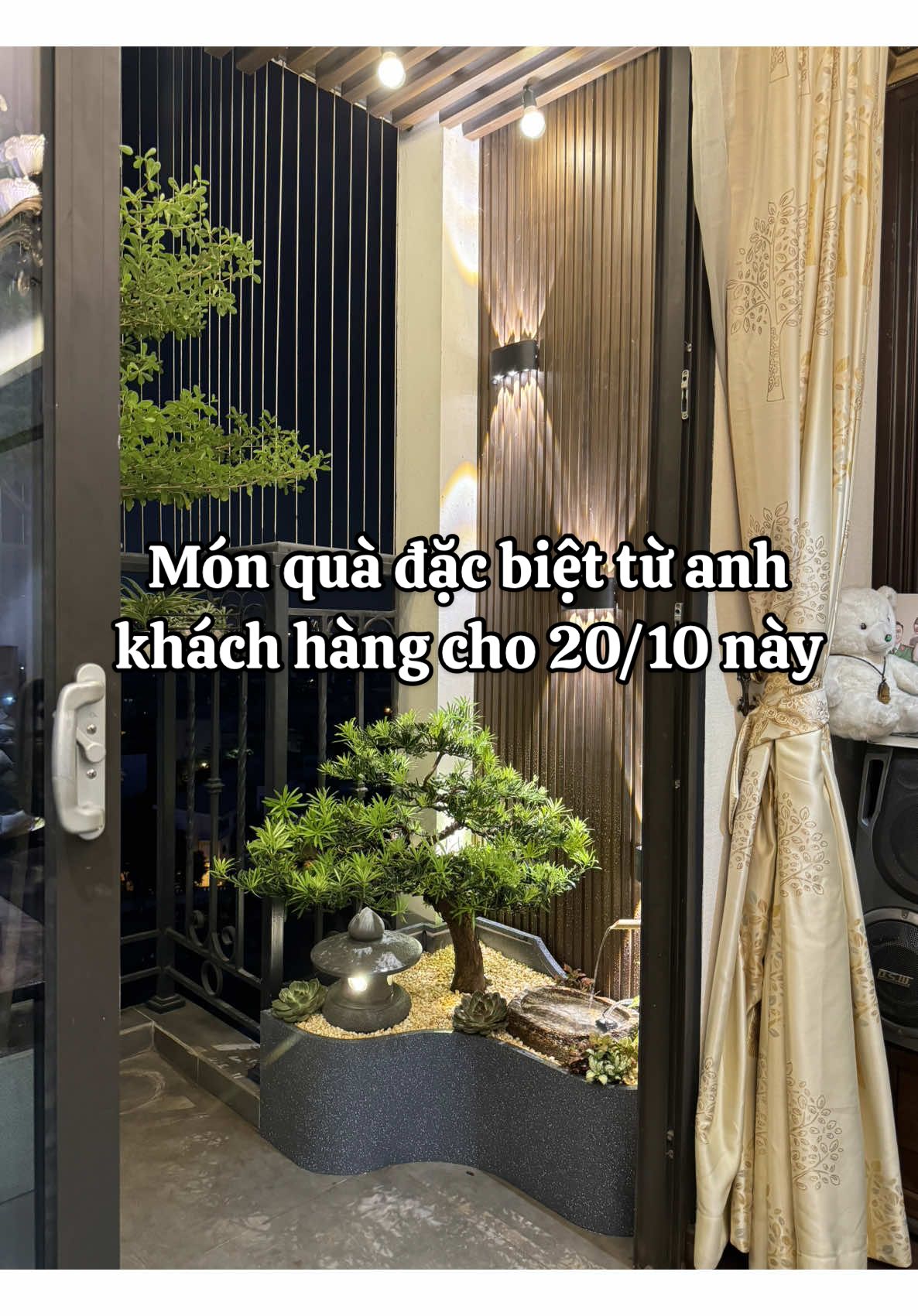 Món quà đặc biệt anh khách hàng dành tặng vợ cho ngày 20/10 này 🌿 #decor #bancongxinh #xuhuong #CapCut 