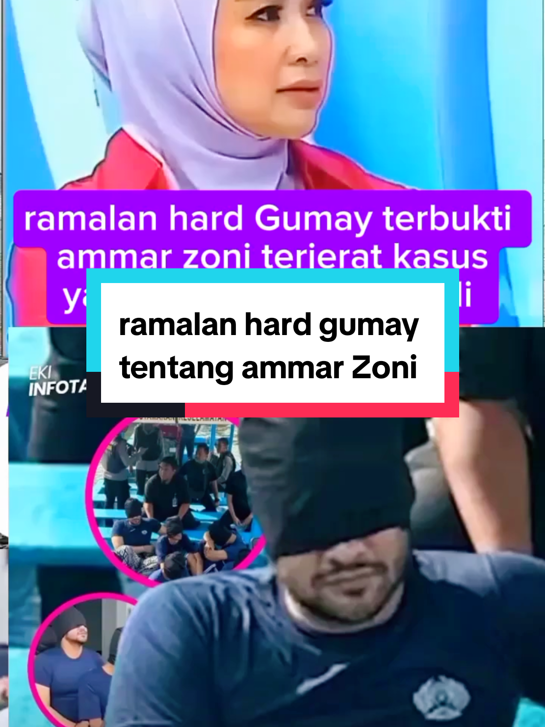 ramalan hard gumay ammar zoni #ammarzoni #ramalanhardgumay #nusakambangan #trending #fyp 