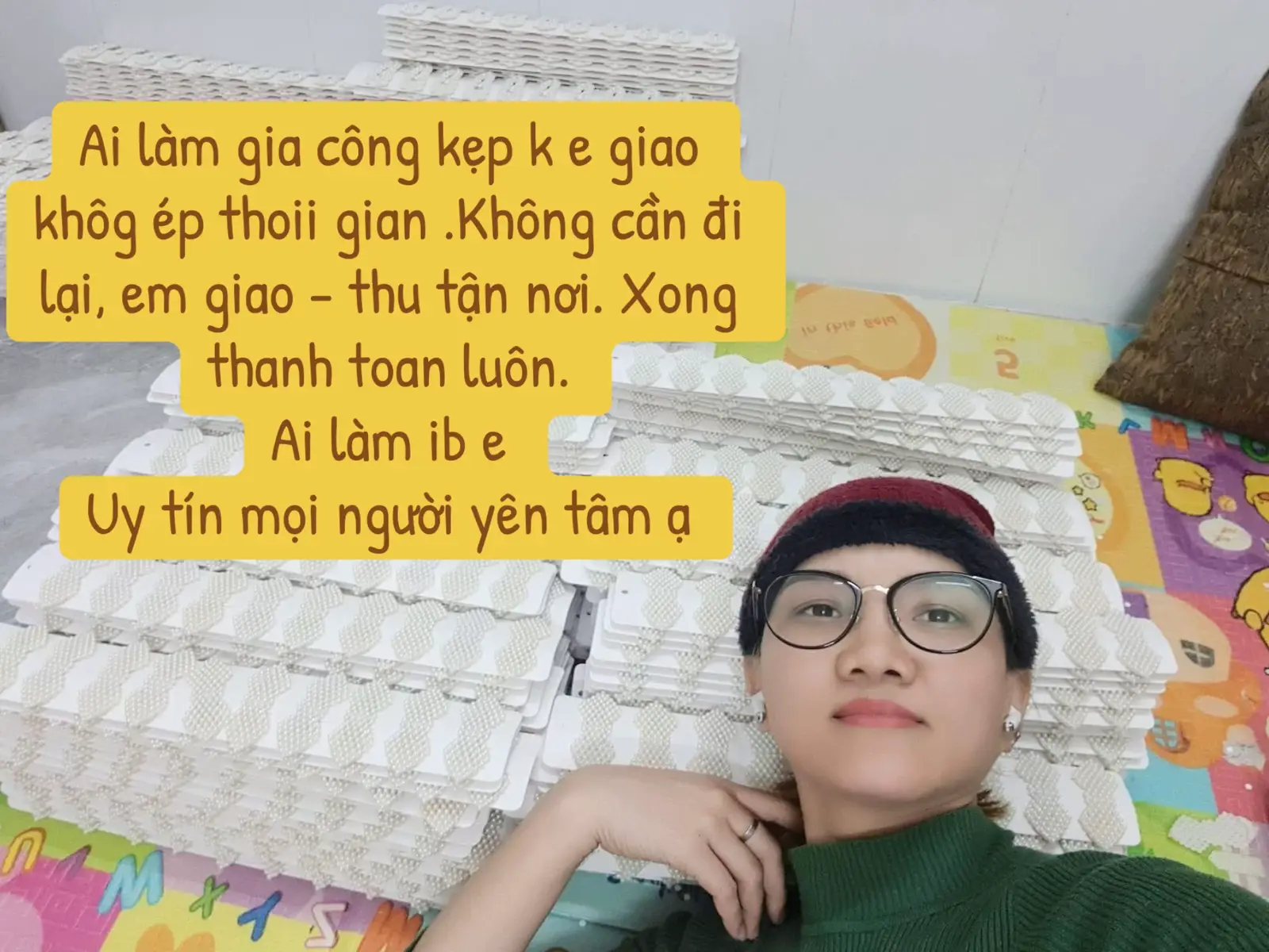 Ai làm gia công kẹp k e giao  khôg ép thoii gian  Không cần đi lại, em giao - thu tận nơi. Xong thanh toan luôn. Ai làm ib e Uy tín mọi người yên tâm ạ #giacongkeptoc #vieclamthemtainhauytin #xuhuongtiktok 