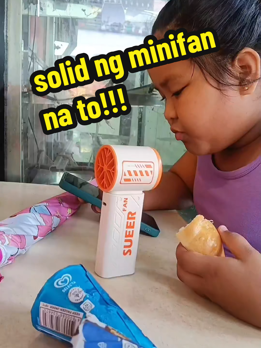 Bilib talaga to sa turbo fan na to!🌬️💯🫶 #minifan #turbofan #minifanrechargeable 