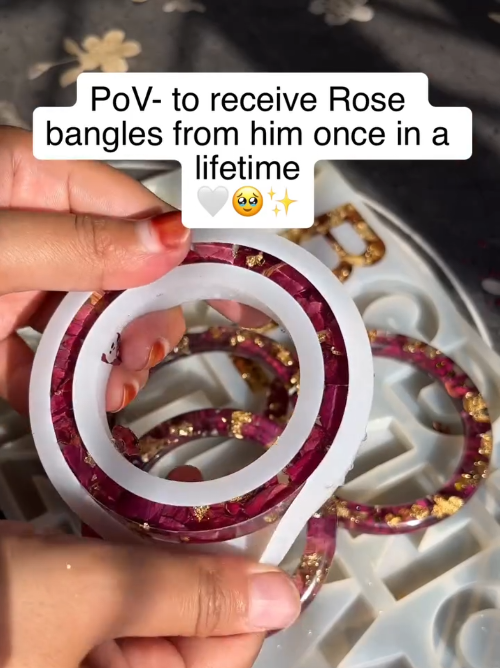 ✨Real Roses, Forever in Resin✨ Preserve your special moments in timeless jewelry🌹💎 Handmade with love — each piece tells your story💖 #ResinJewelry #PreservedRoses #viraltiktok  #FlowerJewelry #foryoupage❤️❤️ 