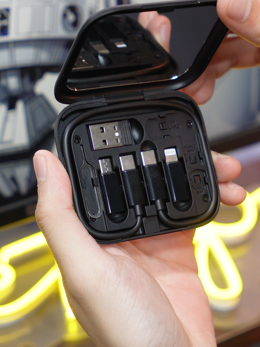 Cáp sạc nhanh đa năng 6 in 1 Hoco U114 #thanhcongnghe #xuhuong #capsacnhanh #msetup #chiemtai 