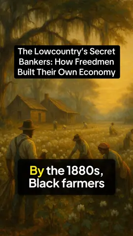 The Lowcountry’s Secret Bankers: How Freedmen Built Their Own Economy By the 1880s, freedmen across the South Carolina coast were fighting a new kind of war, not with weapons, but with debt. When white merchants tried to control every seed, loan, and cotton gin, they fought back with something powerful: cooperation. They built their own alliances, ran their own credit unions, and created a blueprint for the Black-owned banks that still exist today. This is what it means to build together, and never be bought out. Colored Farmers’ Alliance Lowcountry history Black farmers South Carolina Black-owned banks Beaufort history Hampton County history Colleton County history Reconstruction era Southern cooperatives African American resilience Hidden history of the South #History #LearnOnTikTok #lowcountry #southcarolina #blackhistory