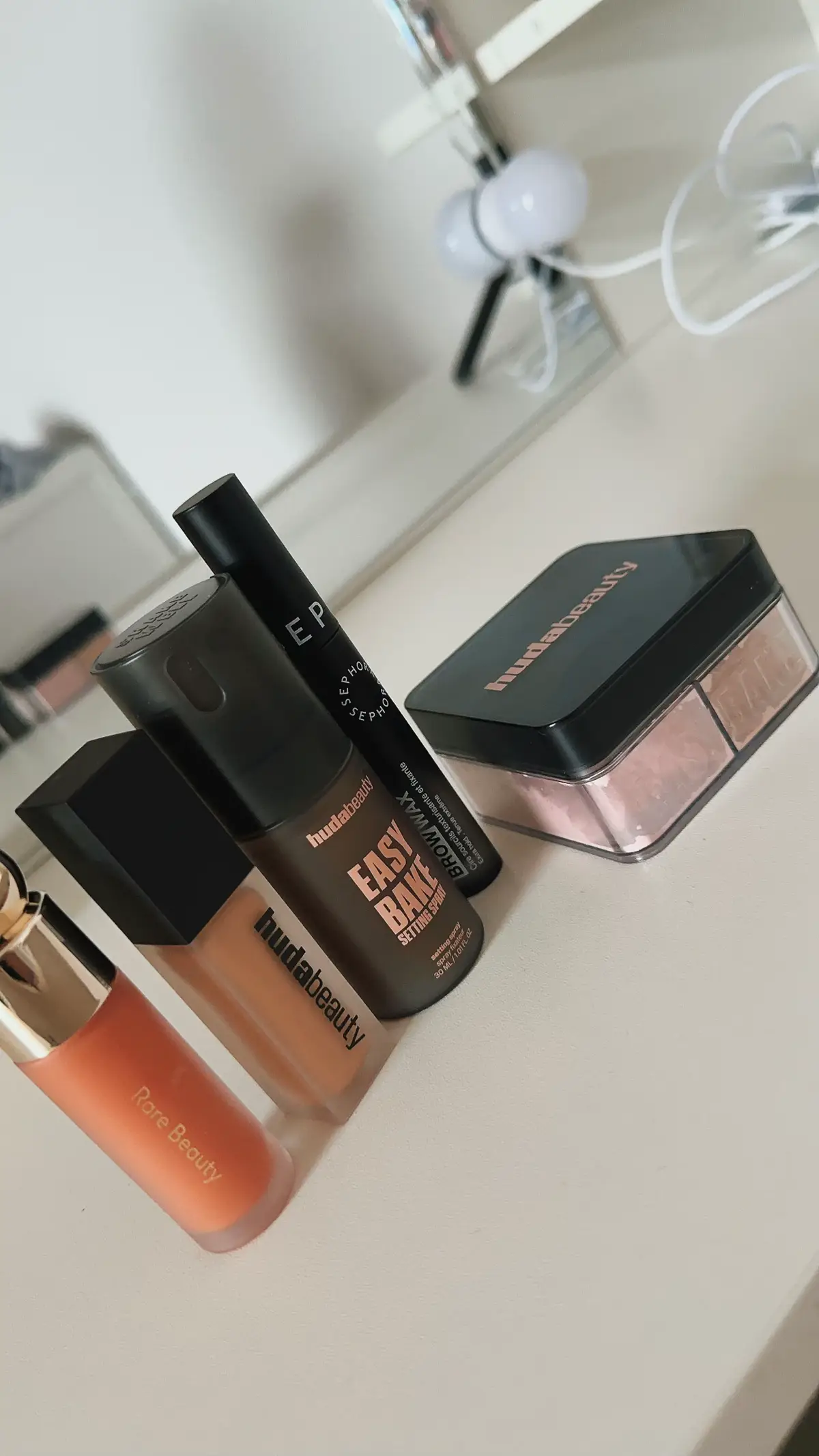 #hudabeauty #rarebeauty #pourtoi #tutorialmakeup 