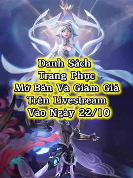 Lịch Trình Livestream 22/10 Sắp Tới #WhatToPlay#lienquanmobile_garena#slimzthosanacmong_oct#xuhuongtiktok#fyp 