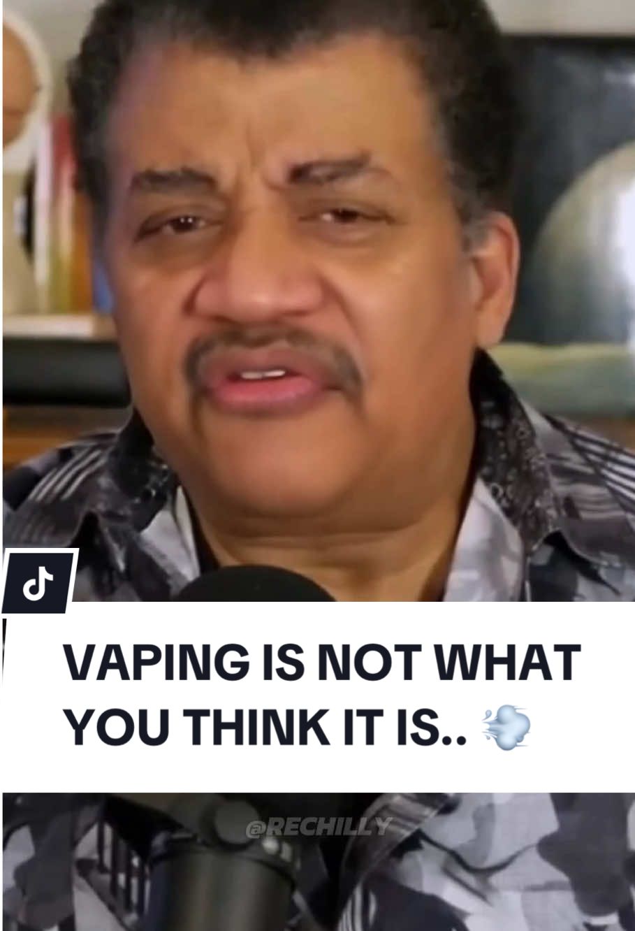 Vaping is not what you think it is.. 💨 - - This video may contain AI generated content for educational purposes, This is not the real Neil deGrasse Tyson - - #educational #Science #awareness #education #neildegrassetyson 
