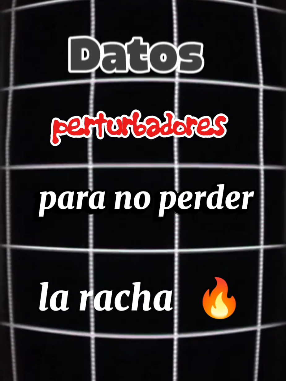 Datos perturbadores para no perder la racha #pertubador #racha #datos #graciasporsuapoyo❣️ #Parati 