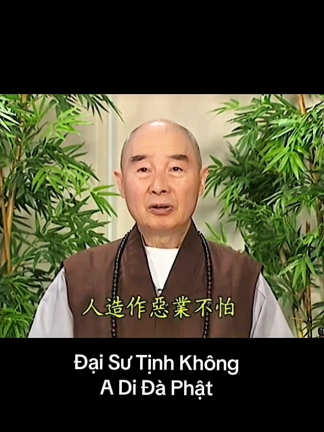 con người tạo tác ác nghiệp không sợ chỉ sợ không chịu quay đầu không chịu giác ngộ. Chịu quay đầu chịu giác ngộ đều được cứu. #phapsutinhkhong #camungthien #phatphap #fyp #duckhoa 