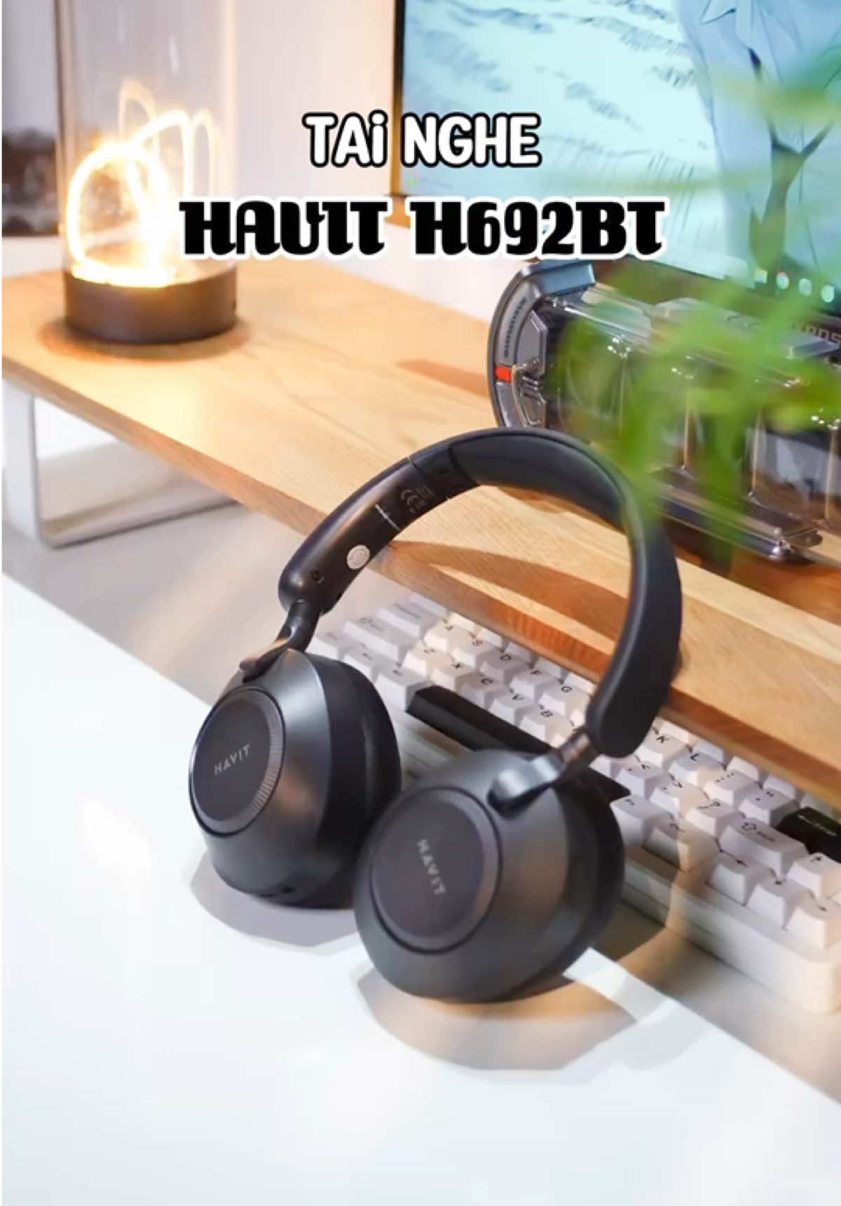 • Havit H692BT chiếc tai nghe chỉ 500 cành mà thời lượng pin tận gần 100 tiếng #havit #tainghebluetooth #havith692bt #reviewcongnghe #bachsetup 