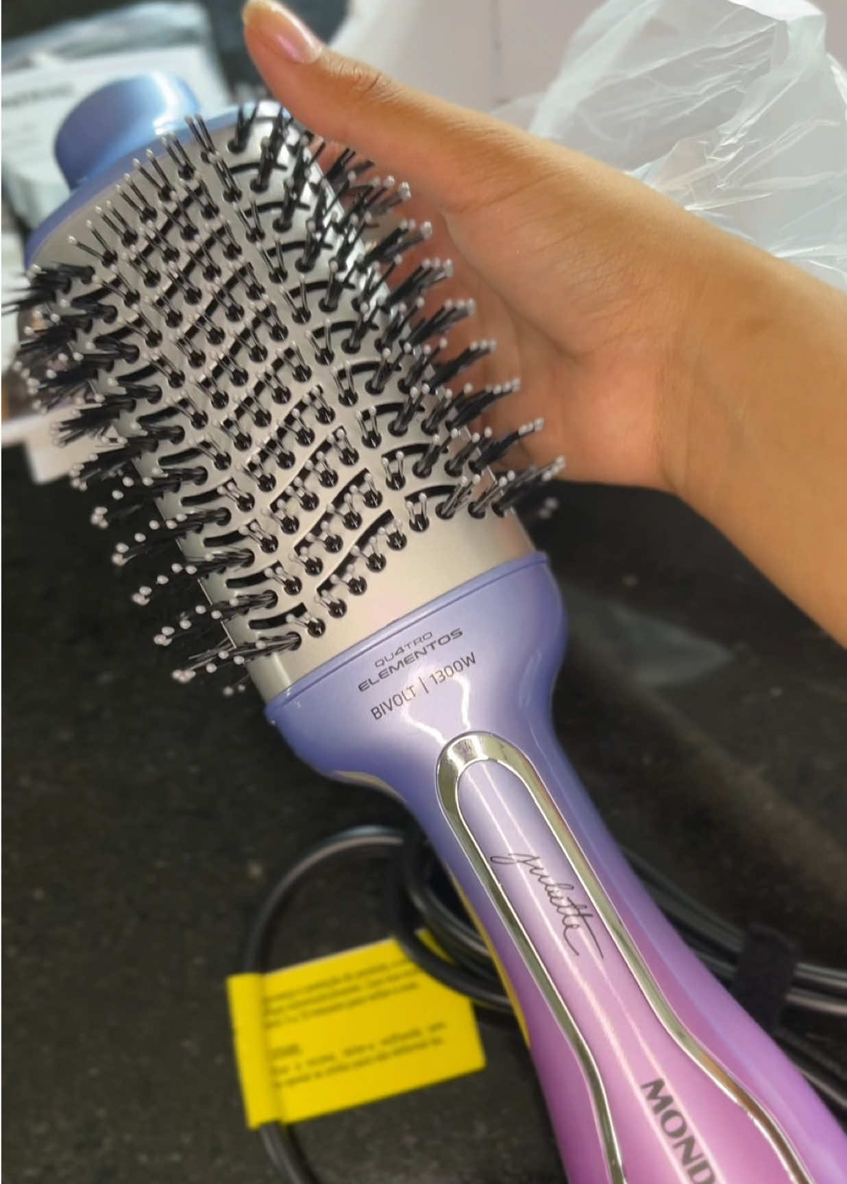 Escova Secadora Mondial by Juliette Rosa | #creatorsearchinsight #fyp #escovasecadora #hair #BeautyTok 